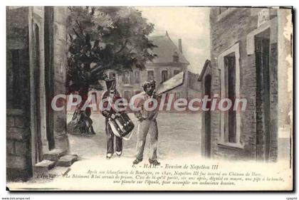 CPA Ham Evasion De Napoleon III déguisé en maçon