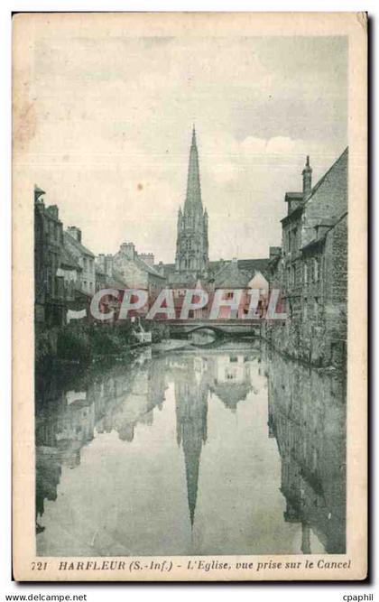Harfleur - L Eglise vue prise sur le Cancel - CPA