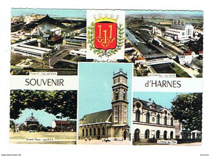 CPSM 62 HARNES Souvenir multivues