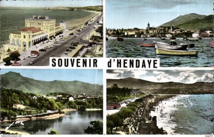 CPA Souvenir d Hendaye