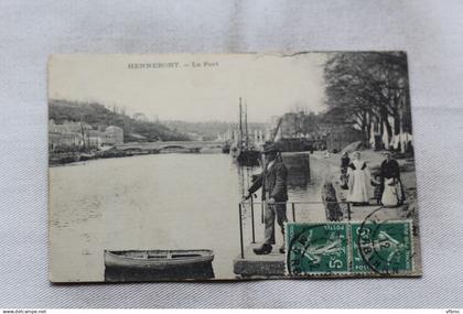 Cpa 1912, Hennebont, le port, Morbihan 56