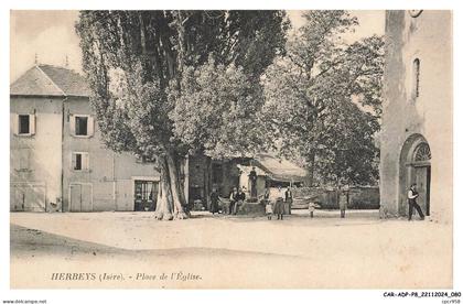 CAR-ADPP8-0490-38 - HERBEYS - Place l'église
