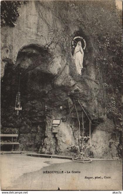 CPA HEROUVILLE-SAINT-CLAIR La Grotte (1250279)