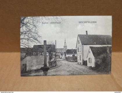 HOCHFELDEN  (67) rue église catholique