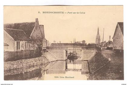 G765 - HONDSHOOTE - HONDSCHOOTE - Pont sur la Coine