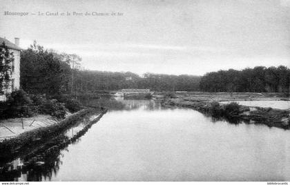 D40 - HOSSEGOR < LE CANAL ET LE PONT DE CHEMIN DE FER