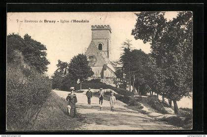 CPA Houdain, L`Eglise