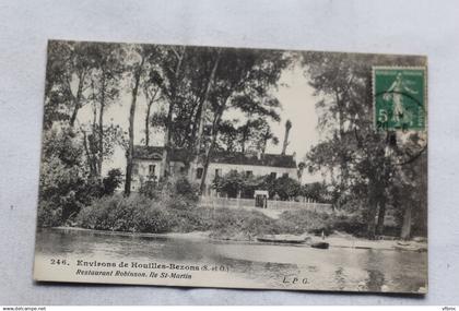 ile Saint Martin, restaurant Robinson, environs de Houilles Bezons, Yvelines 78