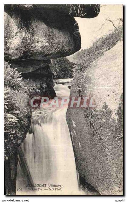 CPA Huelgoat (Finistere) Le Gouffre