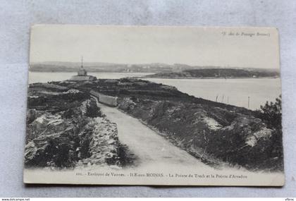 ile aux Moines, la pointe du Trech et la pointe d'Arradon, Morbihan 56