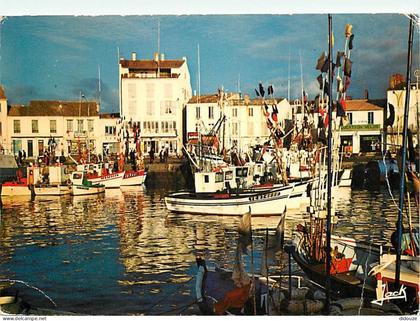 Carte Postale - 85 - Ile d'Yeu - Port Joinville - Bateaux - Flamme Postale de l'Ile d'Yeu - CPM - Voir Scans Recto-Verso