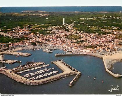 Carte Postale - 85 - Ile d'Yeu - Port Joinville - Vue aérienne - Flamme Postale de l'Ile d'Yeu - CPM - Voir Scans Recto-