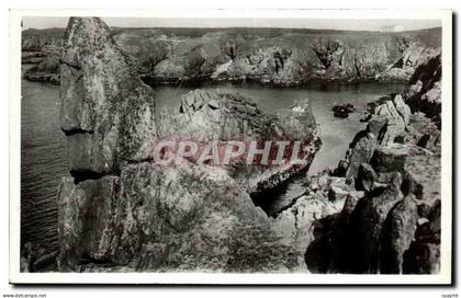 CPA Ile d'Yeu Rochers du ker Daniau