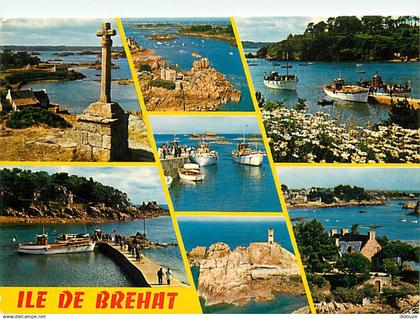 22 - Ile de Bréhat - Multivues - Bateaux - Flamme Postale de Etables sur Mer - CPM - Voir Scans Recto-Verso