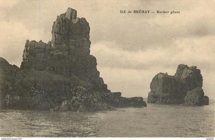 CPA Ile de Brehat Rocher geant