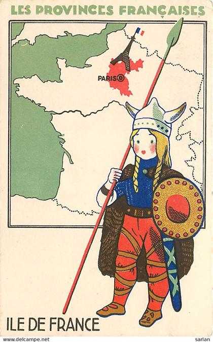 LES PROVINCES FRANCAISE , ILE DE FRANCE , édition des produits ECLIPSE , *  456 78