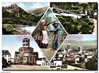 CPSM Issoire Vue Generale pont église