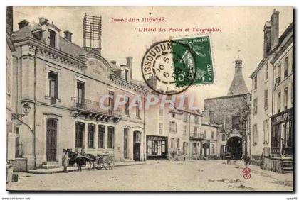 Issoudun CPA L'hotel des Postes et telegraphes