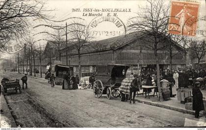 CPA Issy les Moulineaux Le Marche TOP