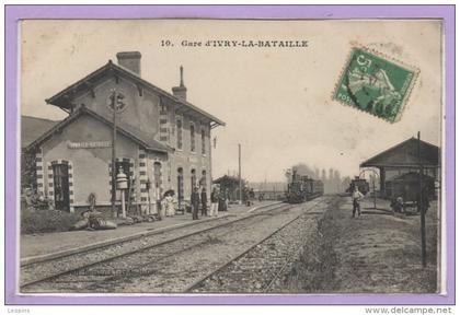 27 - IVRY la BATAILLE --  Gare