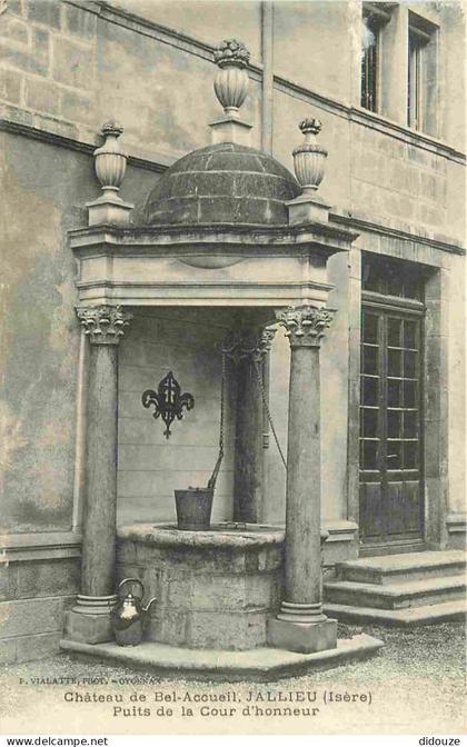 Carte Postale Ancienne - 38 - Jallieu - Château du Bel-Accueil - Puits de la Cour d'honneur - CPA - Carte Neuve - Voir S