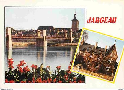 45 - Jargeau - Multivues - Fleurs - CPM - Voir Scans Recto-Verso