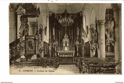 CPA-Carte Postale-France-Jeumont- Intérieur de l'église -1931-VM21362dg