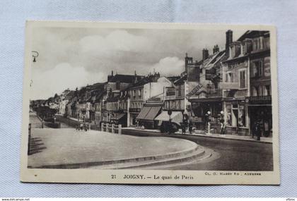 P313, Joigny, le quai de Paris, Yonne 89