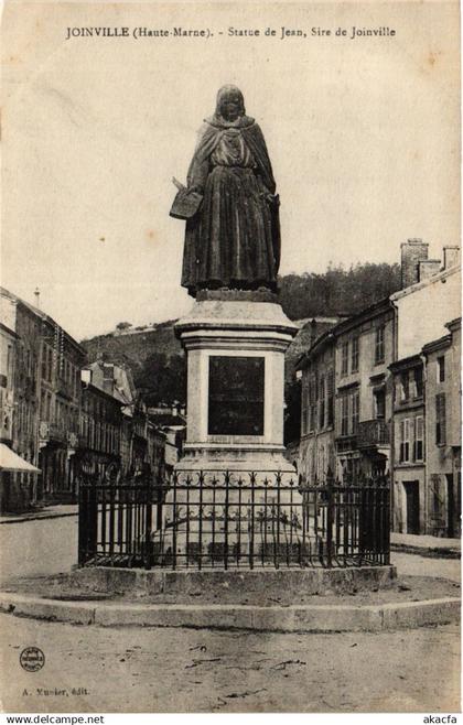 CPA JOINVILLE - Statue de Jean - Sire de JOINVILLE (368692)