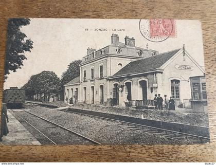 CPA Jonzac (17) - la gare