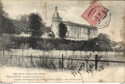 CPA Jonzac Charente Inferieure Ancien chateau et ses dependances