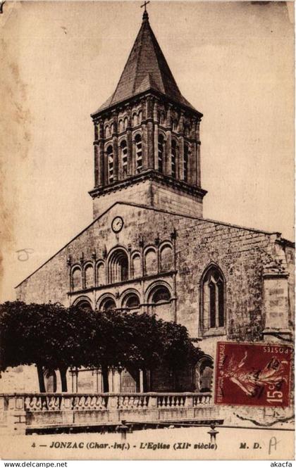 CPA JONZAC L'Église (666639)