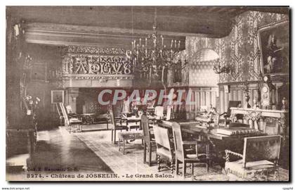 CPA Chateau De Josselin Le Grand Salon