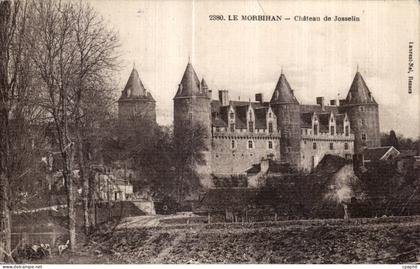 CPA Le Morbihan Chateau de Josselin