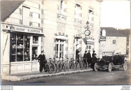 22 JUGON LES LACS - CARTE PHOTO - Horlogerie Francis Lomine