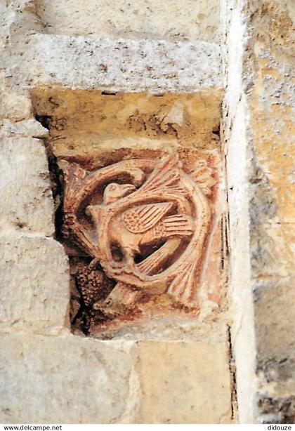 76 - Jumièges - Abbaye de Jumièges - Eglise Notre-Dame  chapiteau à l'oiseau - Art Religieux - Carte Neuve - CPM - Voir