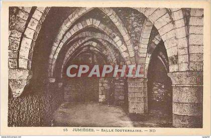 CPA Jumieges Salle Souterraine