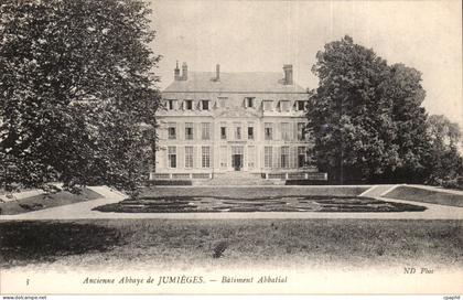 Jumieges CPA Anciennes abbaye de Jumieges Batiment abbatial