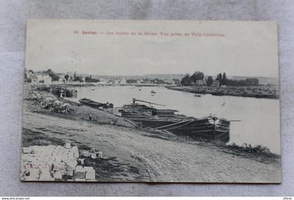 Juvisy, les bords de la Seine, vue prise de Viry Chatillon, Essonne 91