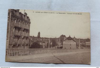 Juvisy sur Orge, la passerelle, vue sur Athis Mons, Essonne 91