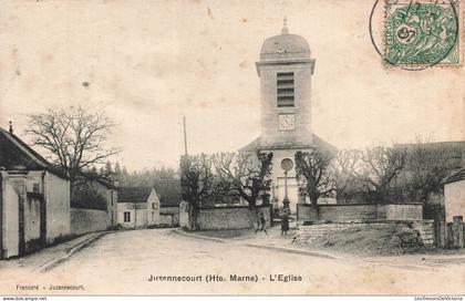 FRANCE - Juzennecourt - Eglise Ste Madeleine - Animé - Ob 1907 - CPA