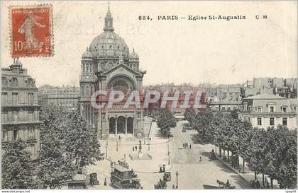 CPA Paris Eglise St Augustin