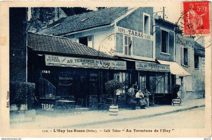 CPA AK L'HAY-les-ROSES Café-Tabac Au Terminus de l'Hay (860752)
