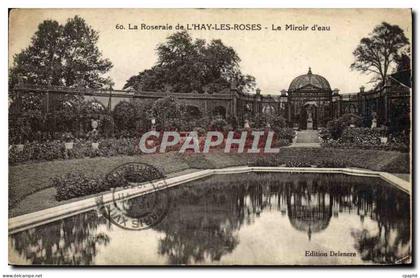 CPA La Roseraie de L'Hay Les Roses Le Miroir d'eau