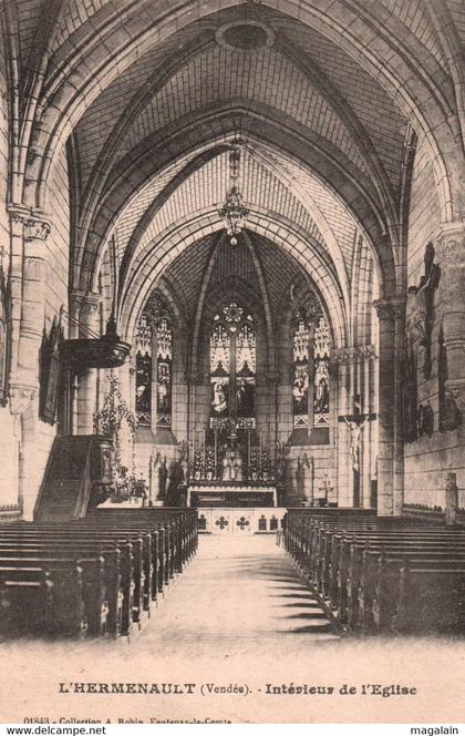 L'Hermenault : intérieur de l'église