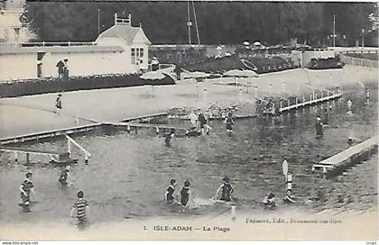 CPA L'Isle-Adam  la Plage