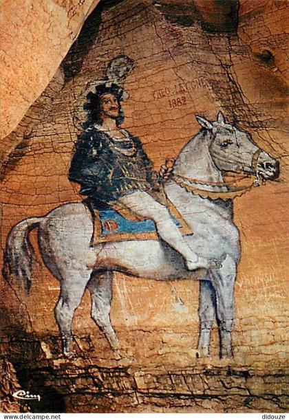 38 - La Balme les Grottes - Grottes de la Balme - Le portrait de François 1er - Art Peinture - Histoire - Carte Neuve -