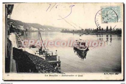 CPA La Bouille Embarcadere Et Quai