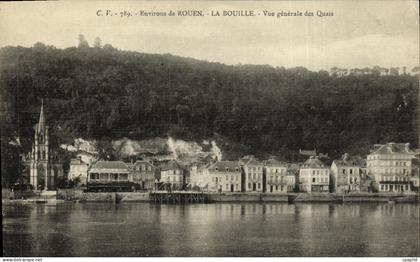 CPA La Bouille La Bouille Vue Generale Des Quais Environs de Rouen