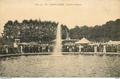 CPA Saint Cloud Autour du Bassin